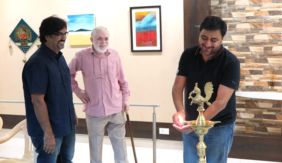 Rangbunch exhibition inauguration, Pune