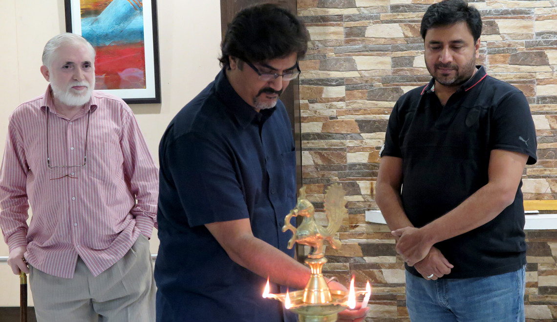 Rangbunch exhibition inauguration, Pune